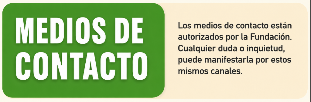 Medios de Contacto Autorizados de Ángeles de Vida